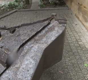 Bronzelrelief der Herrenberger Altstadt