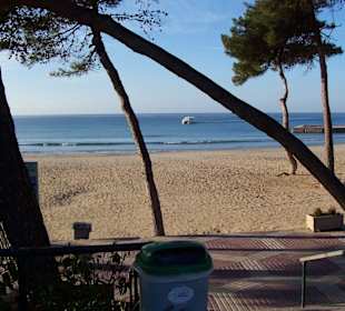 Erster Blick auf den mittleren Strand von Paguera
