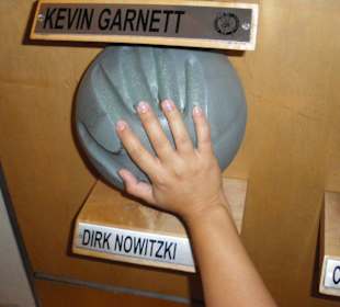 Handabdruck Dirk Nowitzki