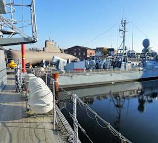 Auf dem Minenjagdboot "Weilheim"