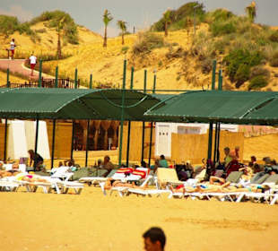 Am Strandbereich Belegung