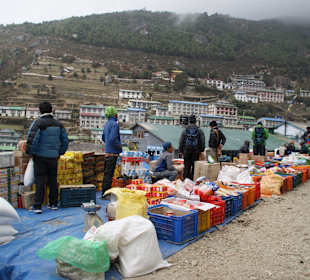 Namche mit Markt