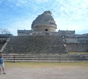 Das Obervatorium in Chichen Itza