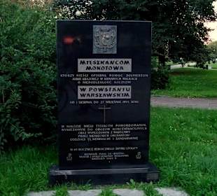 Tablica upamiętniająca Powstanie Warszawskie