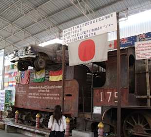 Die Lokomotive die die Linie fuhr