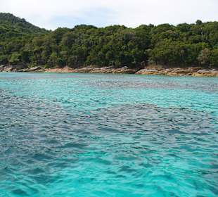 Koh Tachai vom Boot aus