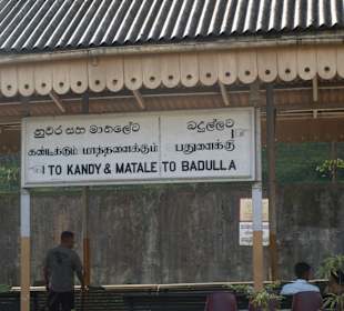Abfahrt nach Badulla