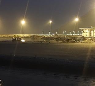 Hafen Khasab bei Nacht