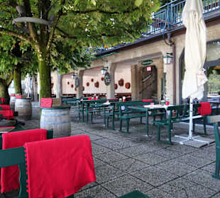 Die Terrasse des Stieglkellers