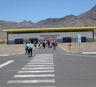 Rückansicht des Terminals