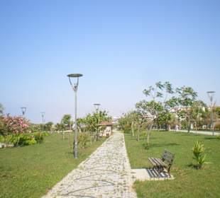 Herrliche Wege auf der Promenade