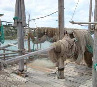 Trabucco beim Fischlokal
