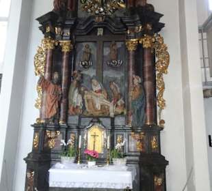 Seitenaltar in der Wallfahrtskirche Mespelbrunn