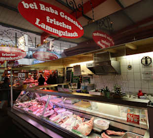 Marktstand Lammfleisch