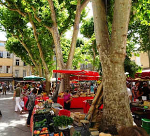 Rundgang über den Wochenmarkt von Aix-en-Provence