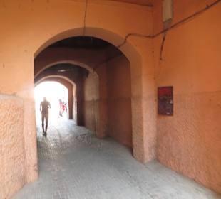 Unterwegs in der Altstadt von Marrakesch