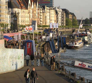 Bei gutem Wetter ist viel los auf der Promenade