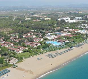 Unsere Hotelanlage von oben