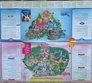 Plan der beiden Parks