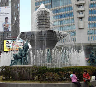 Brunnen an der Namdemun-Kreuzung