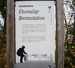Großer Pfahl "Ehemalige Bremsstation"