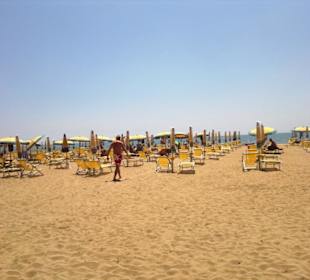 Kostenpflichtiger Strandbereich