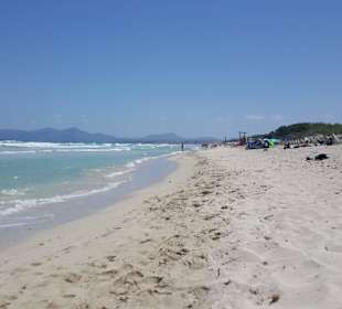 Strand Richtung Can Picafort