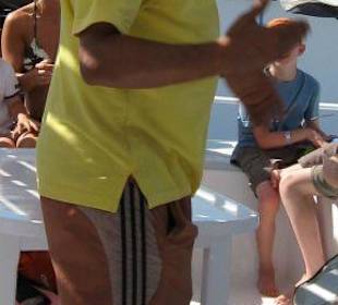 Abdul 007 in Action bei einer Schnorcheltour