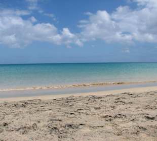 Beginn des Sotavento Strand