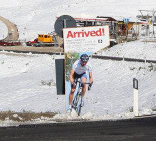 Schnee im Juni Grödner Joch