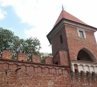 Zamek widziany z dziedzińca