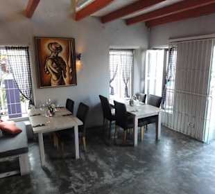 Blick in den Gastraum des Déjà Vu