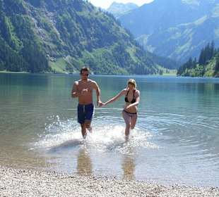 Spaß im Naturschutzgebiet am Vilsalpsee