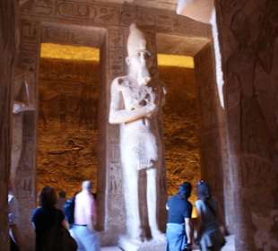 Statue im Tempel des Herrschers