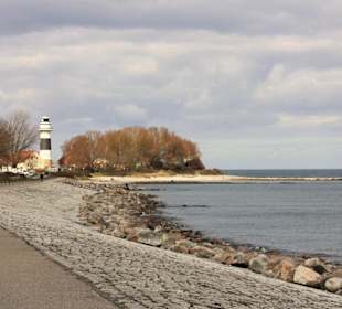 Blick auf dem Leuchtturm Bülk