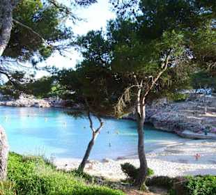 Blick auf die Cala Esmeralda