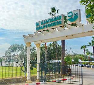 Der nahe gelegene Golfplatz 