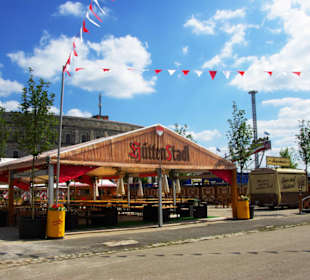Bierzelt Außenbereich