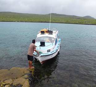 Anlegen an Isla Lobos