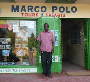 Der Boss vorm Office am 2.1.2013