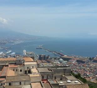 Hafen Neapel vom Castell Sant'Elmo