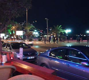 Blick zur Hafenpromenade