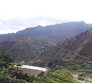 Blick in die berge von la gomera