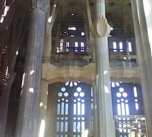Sagrada Familia Deckengewölbe Seitenschiff