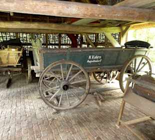 Blick in die Scheune des Moorhofes