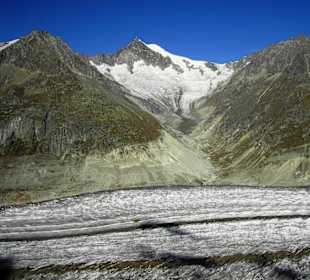 Aletschgletscher mit Aletschhorn (4195 m)