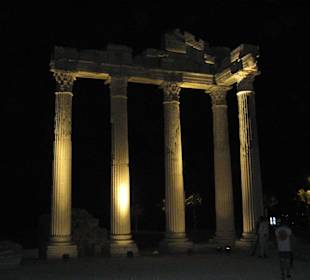 Apollo Tempel  Abends