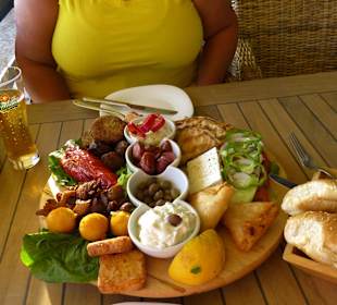 Vorspeisenplatte im Le Grandbleu