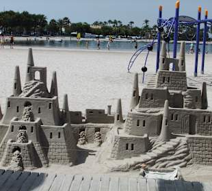 Sandburg bei Alcudia