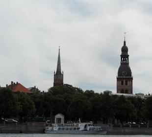 Kanalfahrt auf der Daugawa